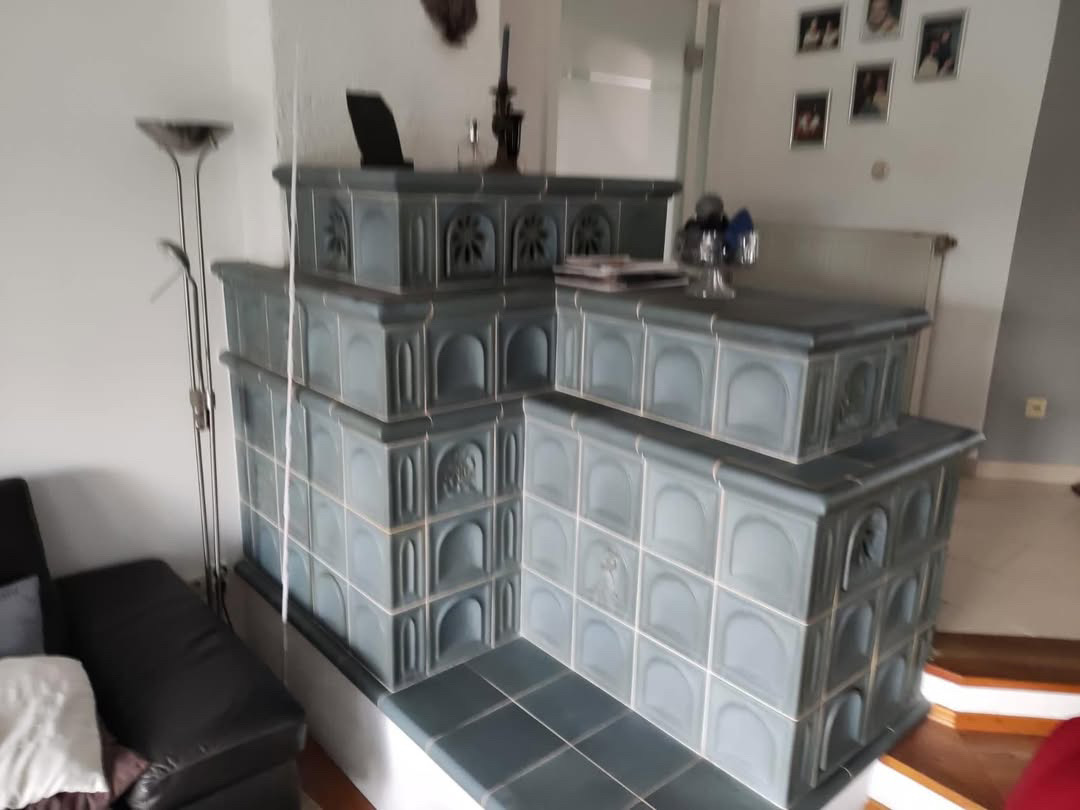 Kamin vor dem Abbau