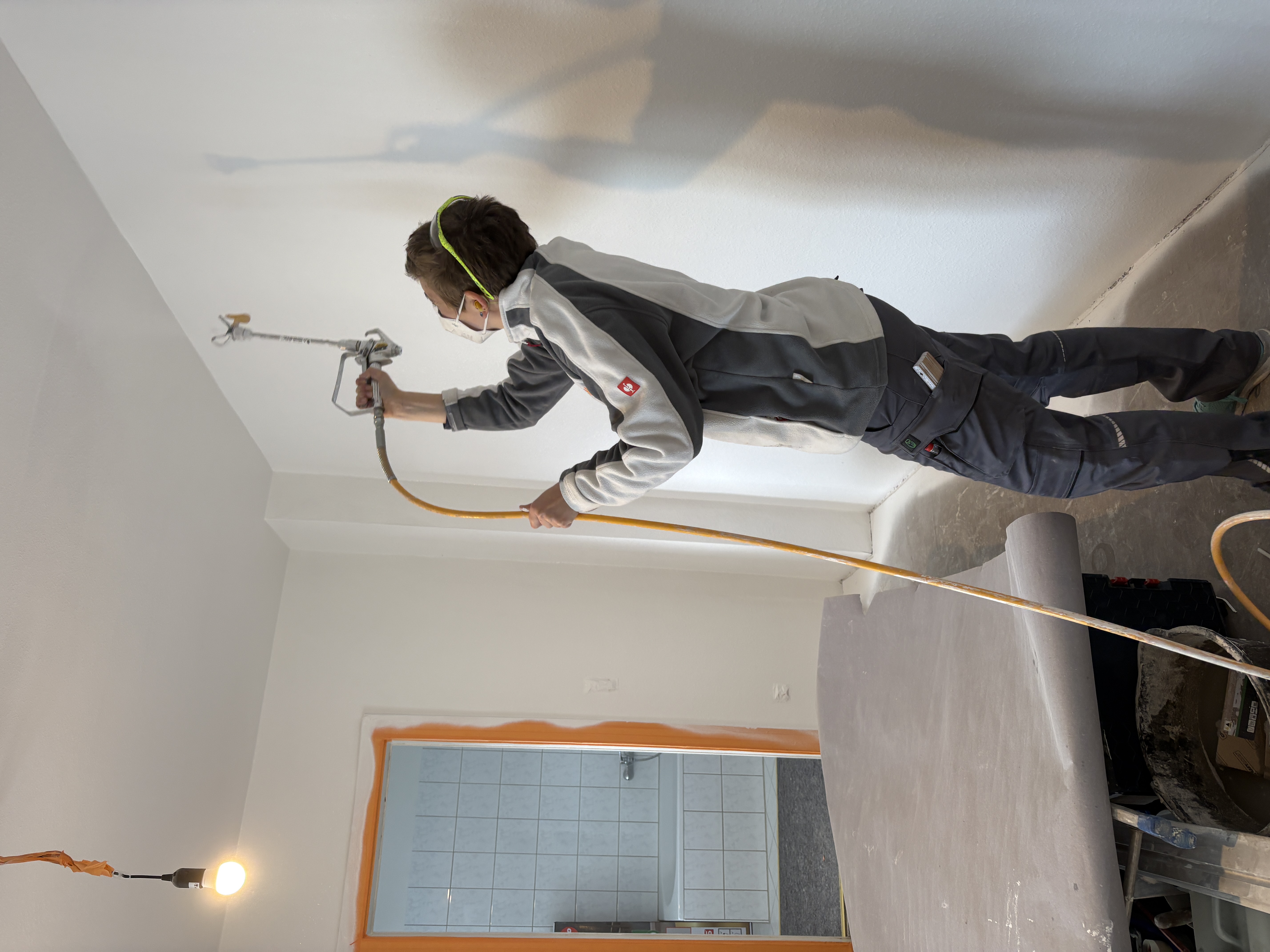 Streicharbeiten in der Wohnung